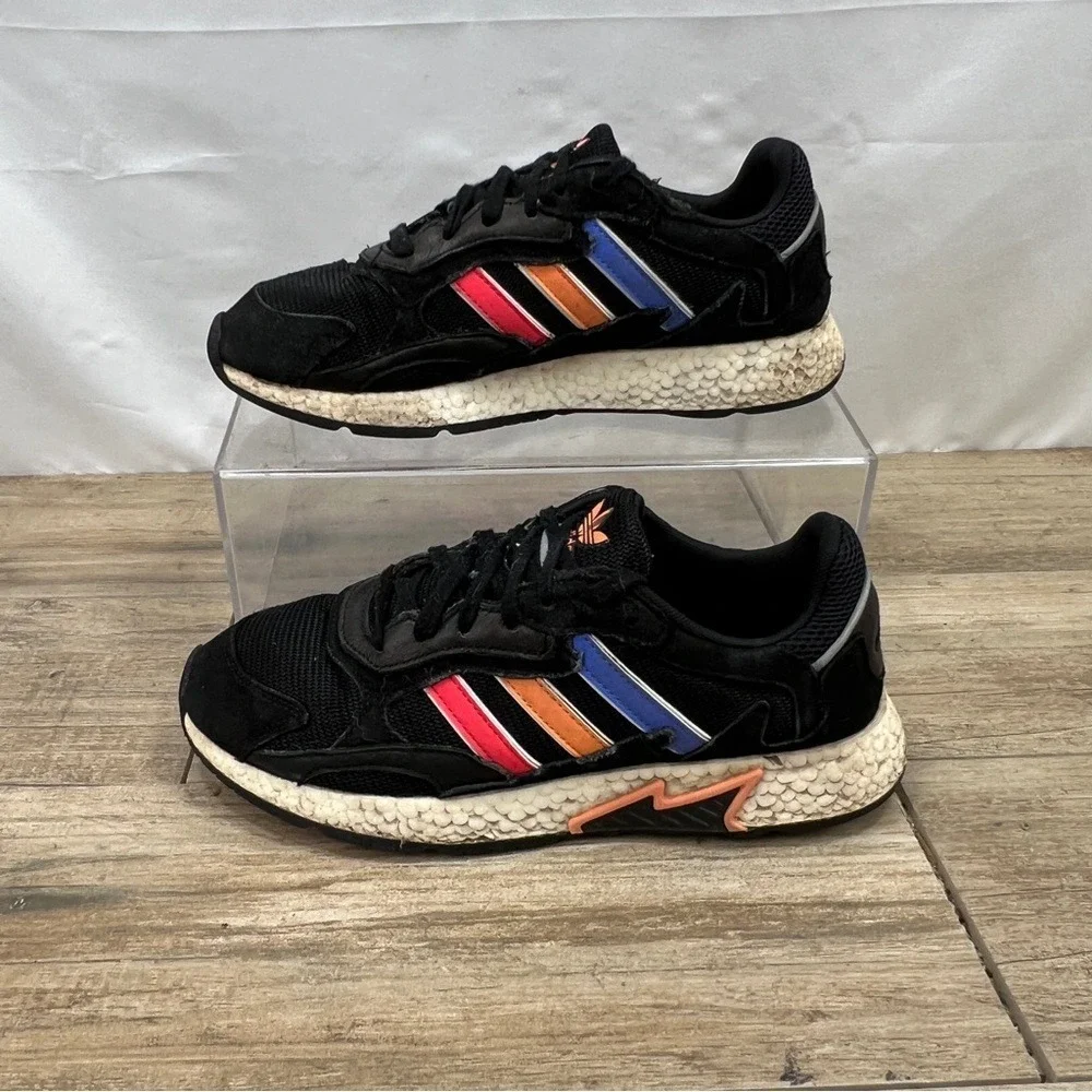 Adidas Tresc Run EF0768 Black Running Shoes Sneakers Rare  Mens 9.5‎